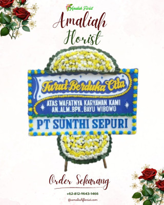 Papan Bunga Duka di Sirnamulya