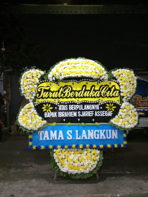 Papan Bunga Duka di Sirnamulya